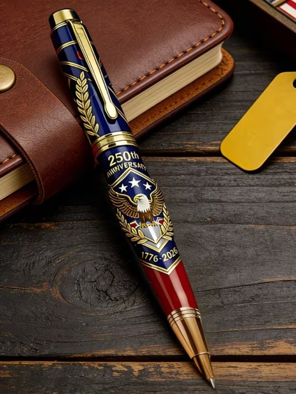 NIB! United States 250Th Anniversary Commemorative Ballpoint Pen - Picture 5 of 9
